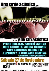 una tarde acustica y no acustica